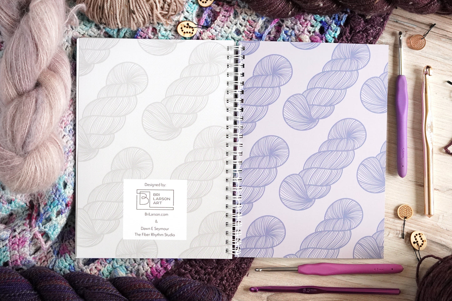 The Crochet Design & Project Notebook / Lavender