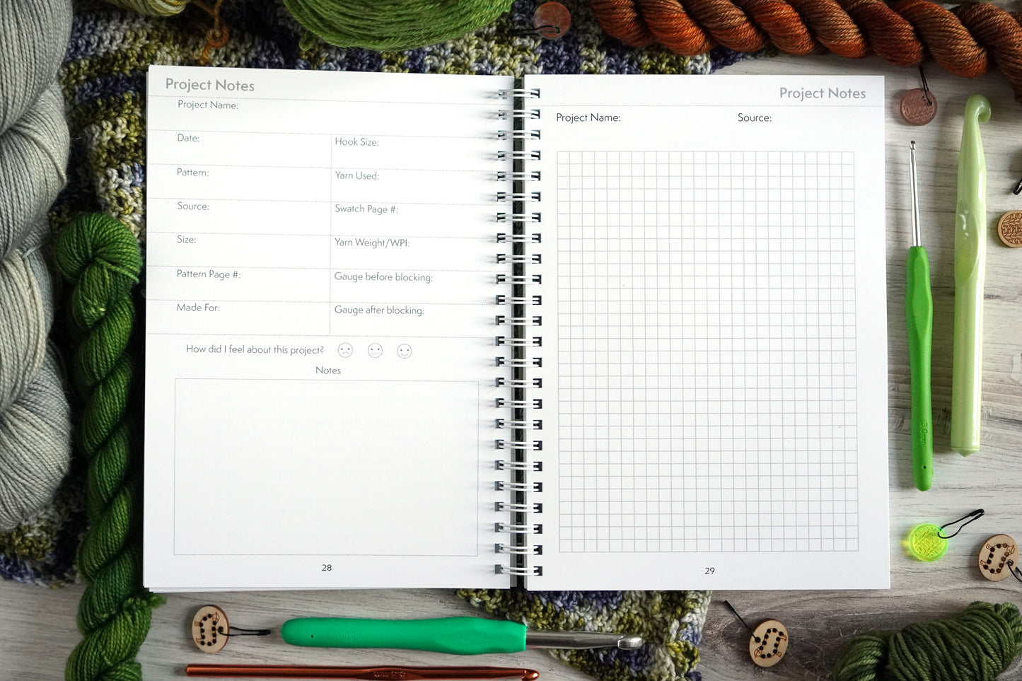 The Crochet Design & Project Notebook / Forest