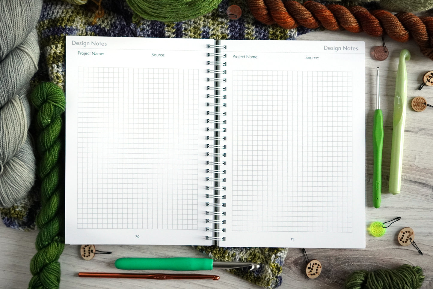 The Crochet Design & Project Notebook / Forest