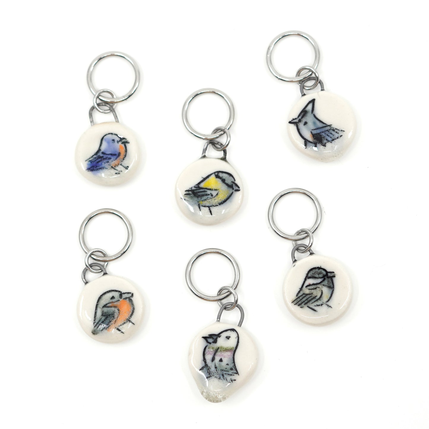 Bird Mix Stitch Marker Set