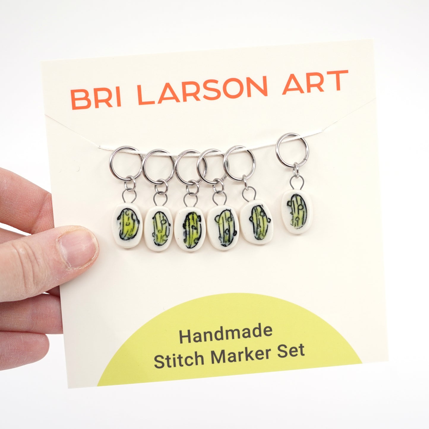 Pickle Stitch Marker Set