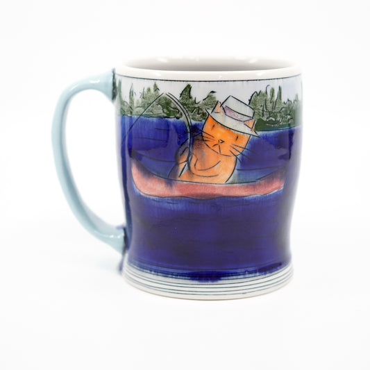 Cat Fishing Mug
