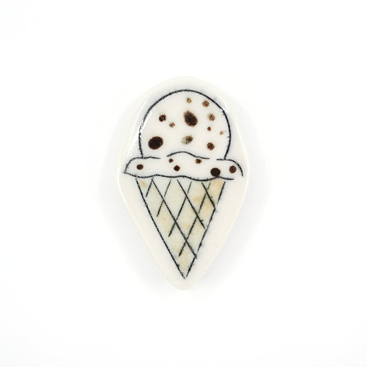 Ice Cream Magnet - Chocolate Chip