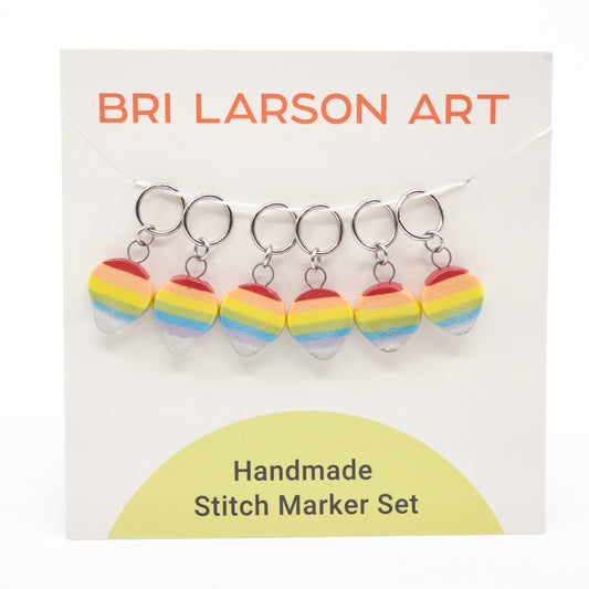 Rainbow Stitch Marker Set