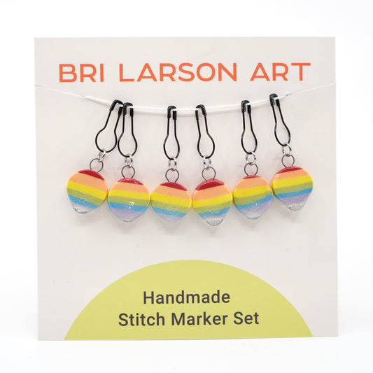 Rainbow Stitch Marker Set - Pin Version