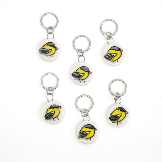 Goldfinch Stitch Marker Set