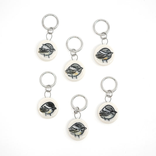 Chickadee Stitch Marker Set