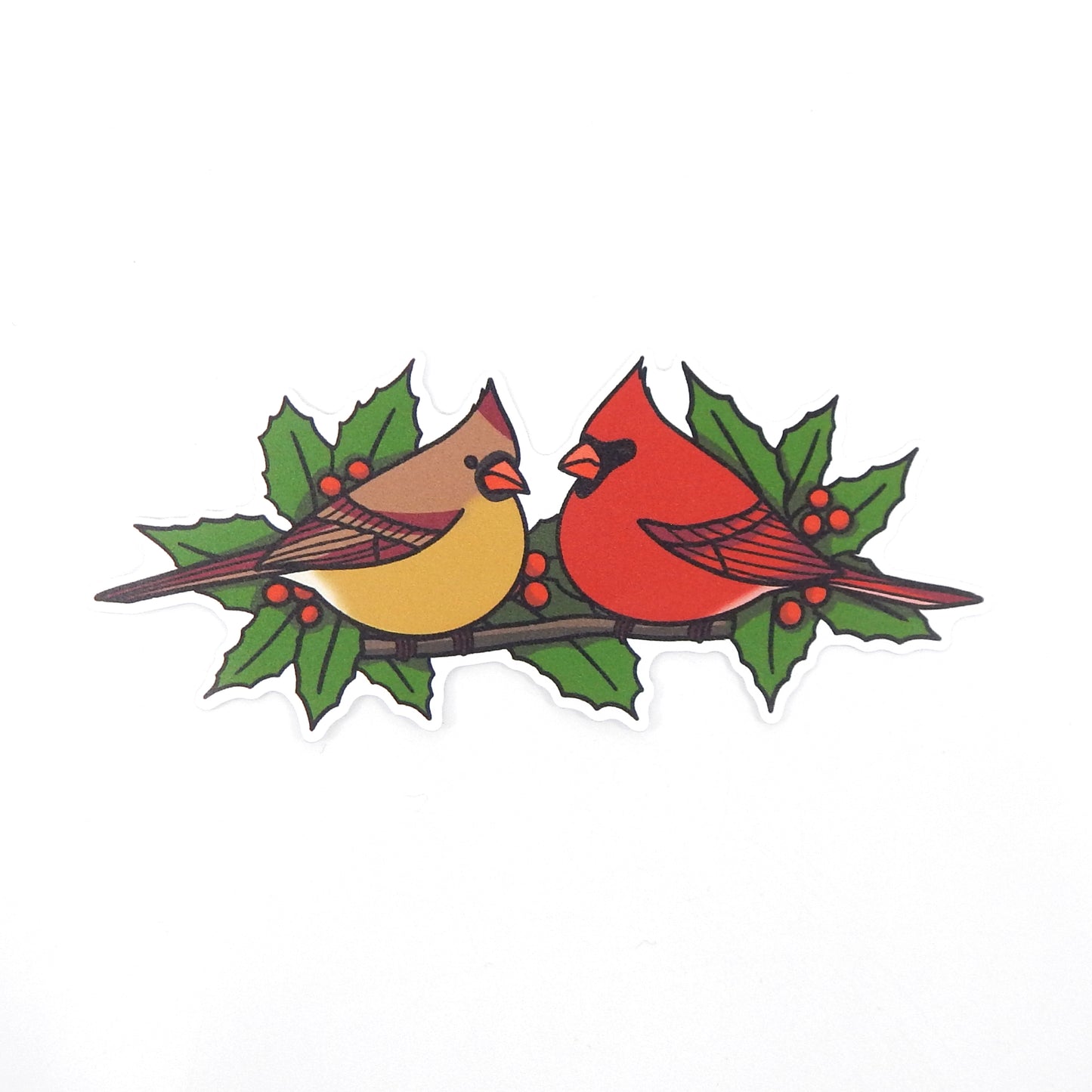 Pair of Cardinals Sticker