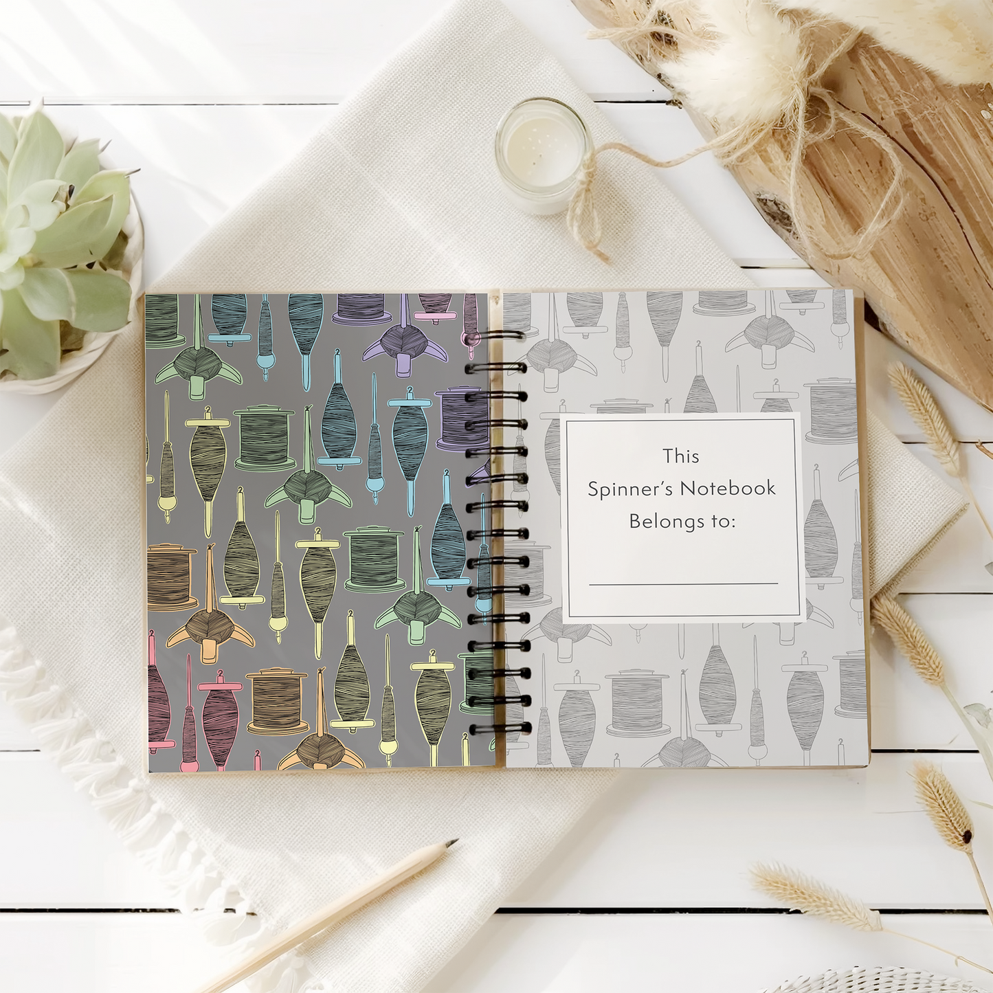[PREORDER] The Spinner's Project Notebook / Rainbow